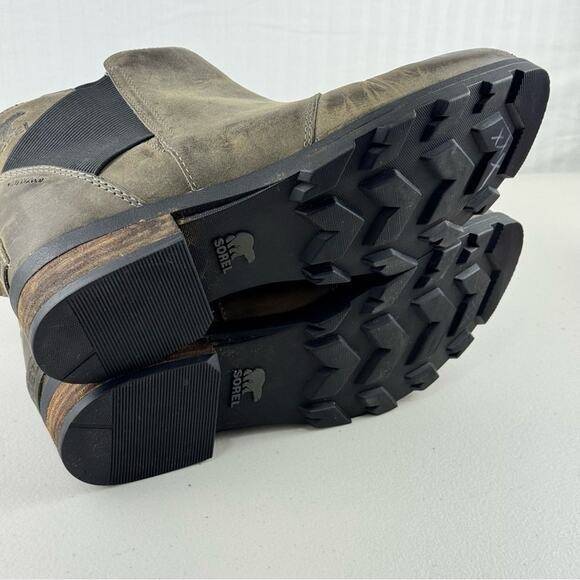 Sorel Emelie Chelsea Waterproof Ankle Boots Women’s Size 9.5 EUR 40.5 Full-Grain - Picture 10 of 11